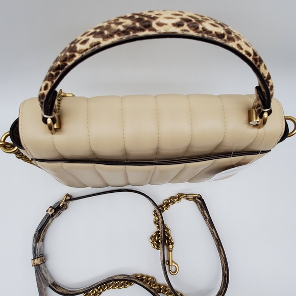 💗3 Piece Coach x Jennifer Lopez Set Marlie Satchel, NYC Wristlet & Bag Charm - Picture 8 of 16